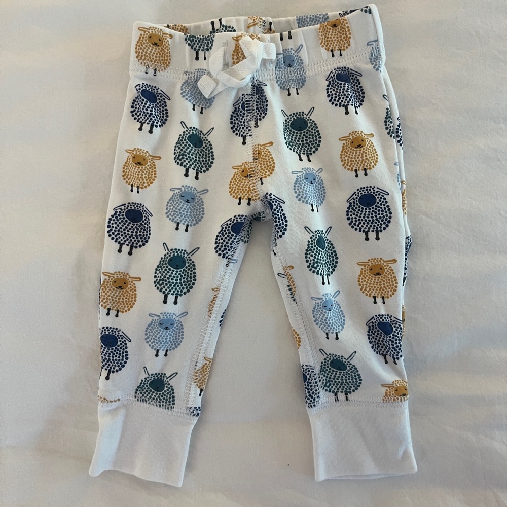 NWOT Roller Rabbit Sheep Print Baby Lounge Pants